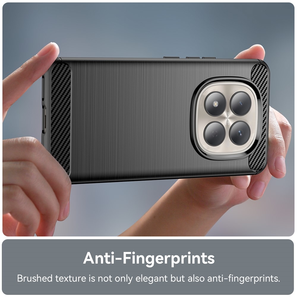 Szénálló zselés tok Xiaomi Redmi Note 15 Pro 4G - fekete