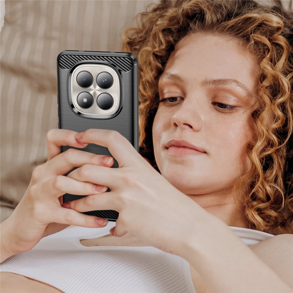 Szénálló zselés tok Xiaomi Redmi Note 15 Pro 4G - fekete