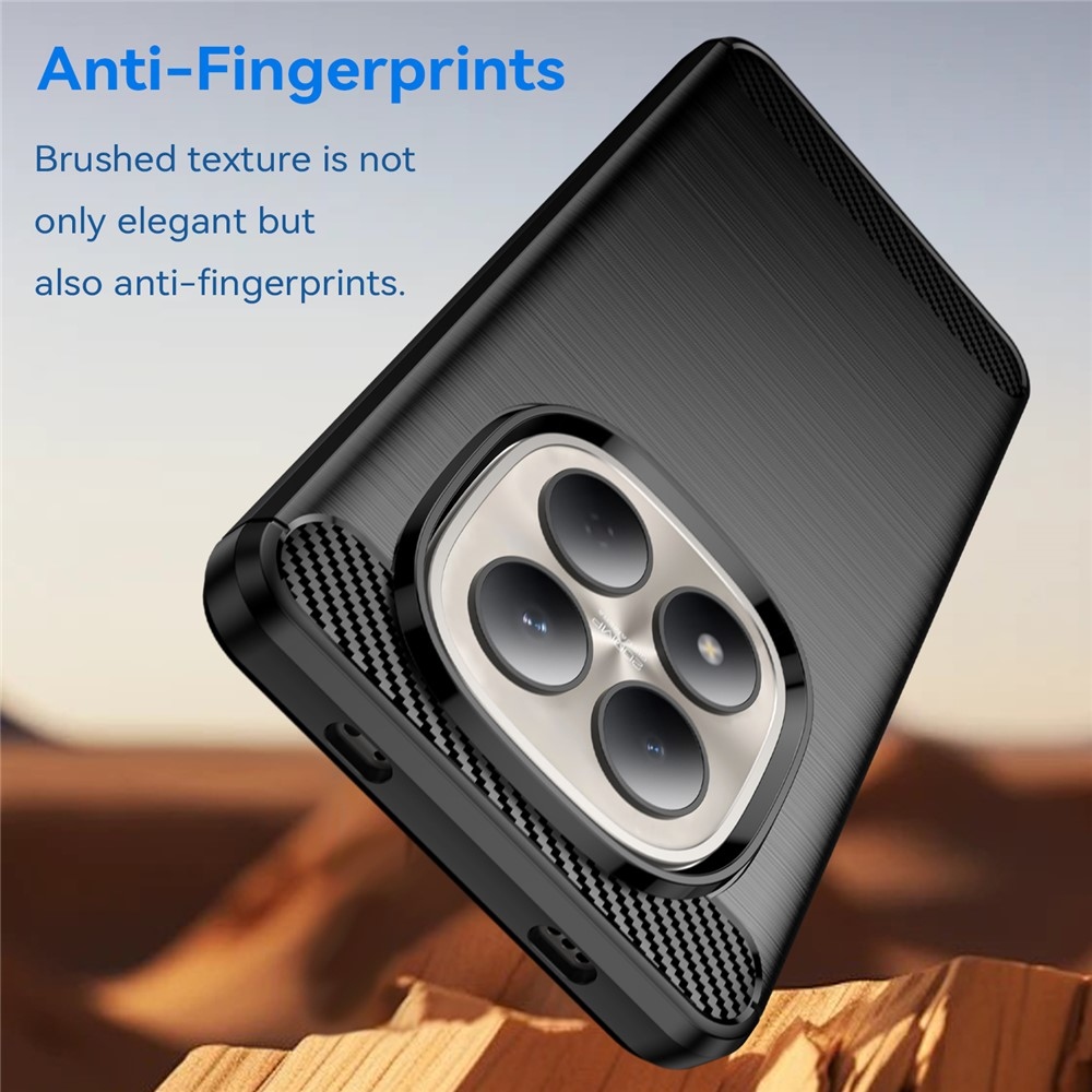 Szénálló zselés tok Xiaomi Redmi Note 15 Pro 4G - fekete