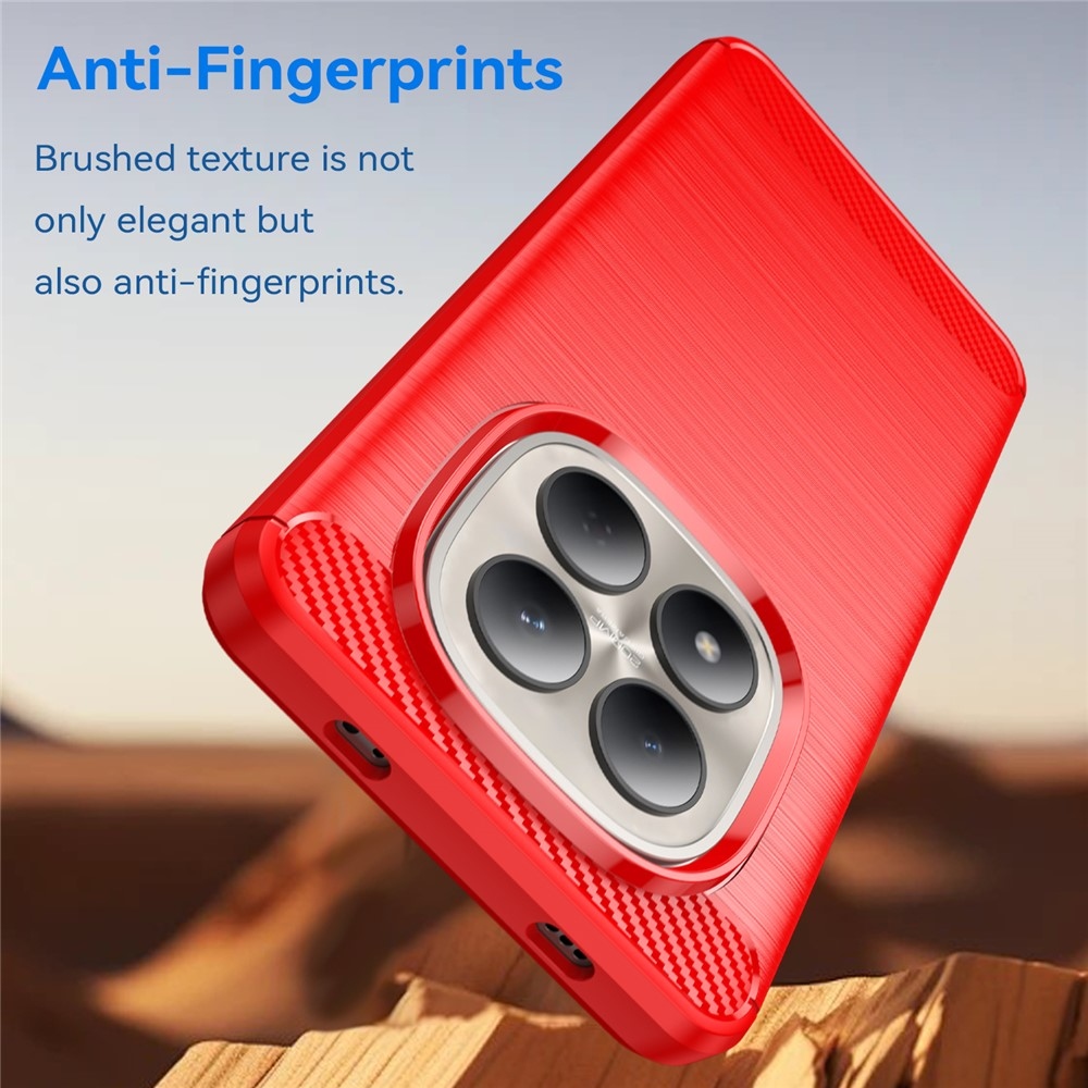 Szénálló zselés tok Xiaomi Redmi Note 15 Pro 4G - piros