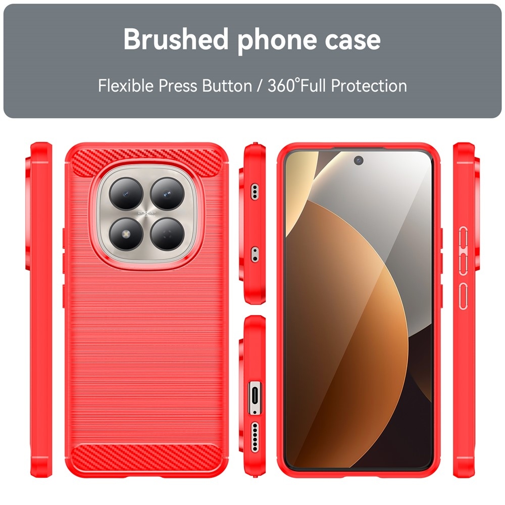 Szénálló zselés tok Xiaomi Redmi Note 15 Pro 4G - piros