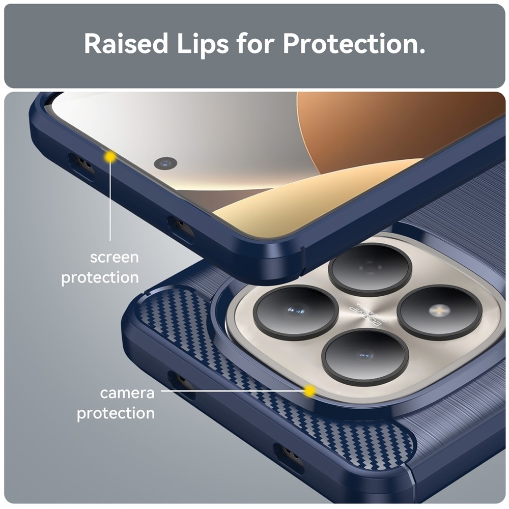 Szénálló zselés tok Xiaomi Redmi Note 15 Pro 4G - kék