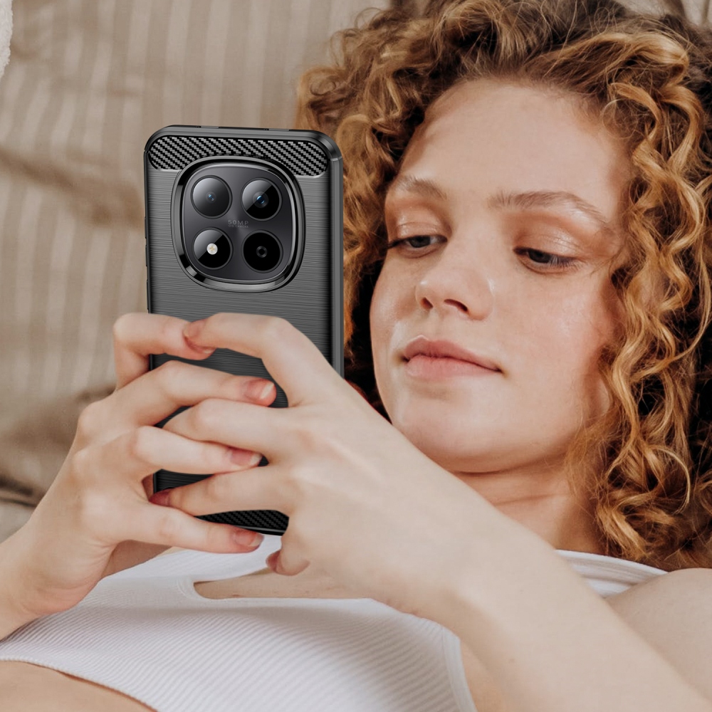 Szénálló zselés tok Xiaomi Redmi Note 15 Pro 5G - fekete