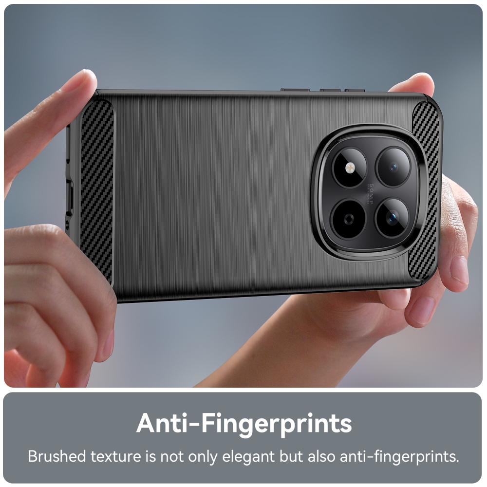 Szénálló zselés tok Xiaomi Redmi Note 15 Pro 5G - fekete