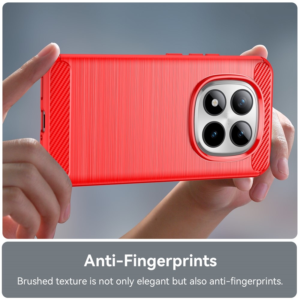 Szénálló zselés tok Xiaomi Redmi Note 15 Pro+ 5G/Xiaomi Poco M8 Pro 5G - piros