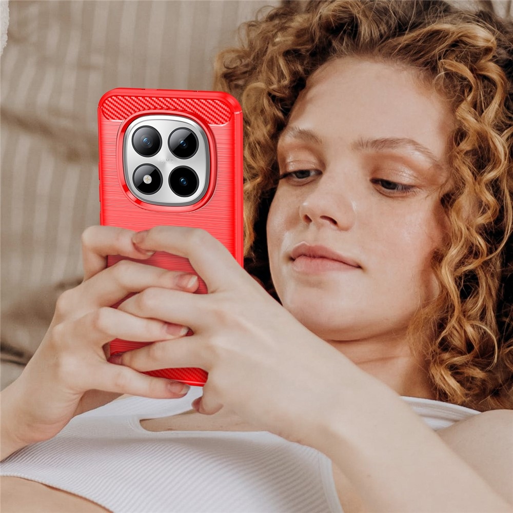 Szénálló zselés tok Xiaomi Redmi Note 15 Pro+ 5G/Xiaomi Poco M8 Pro 5G - piros