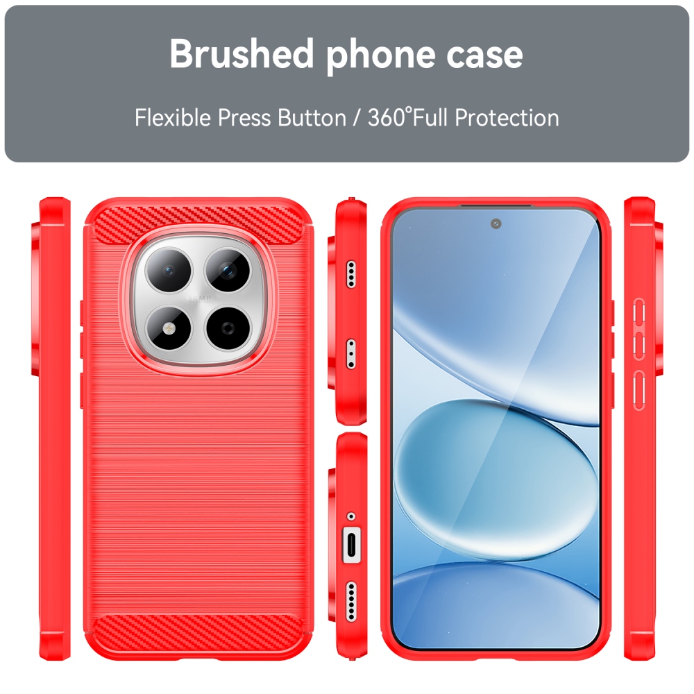 Szénálló zselés tok Xiaomi Redmi Note 15 Pro 5G - piros