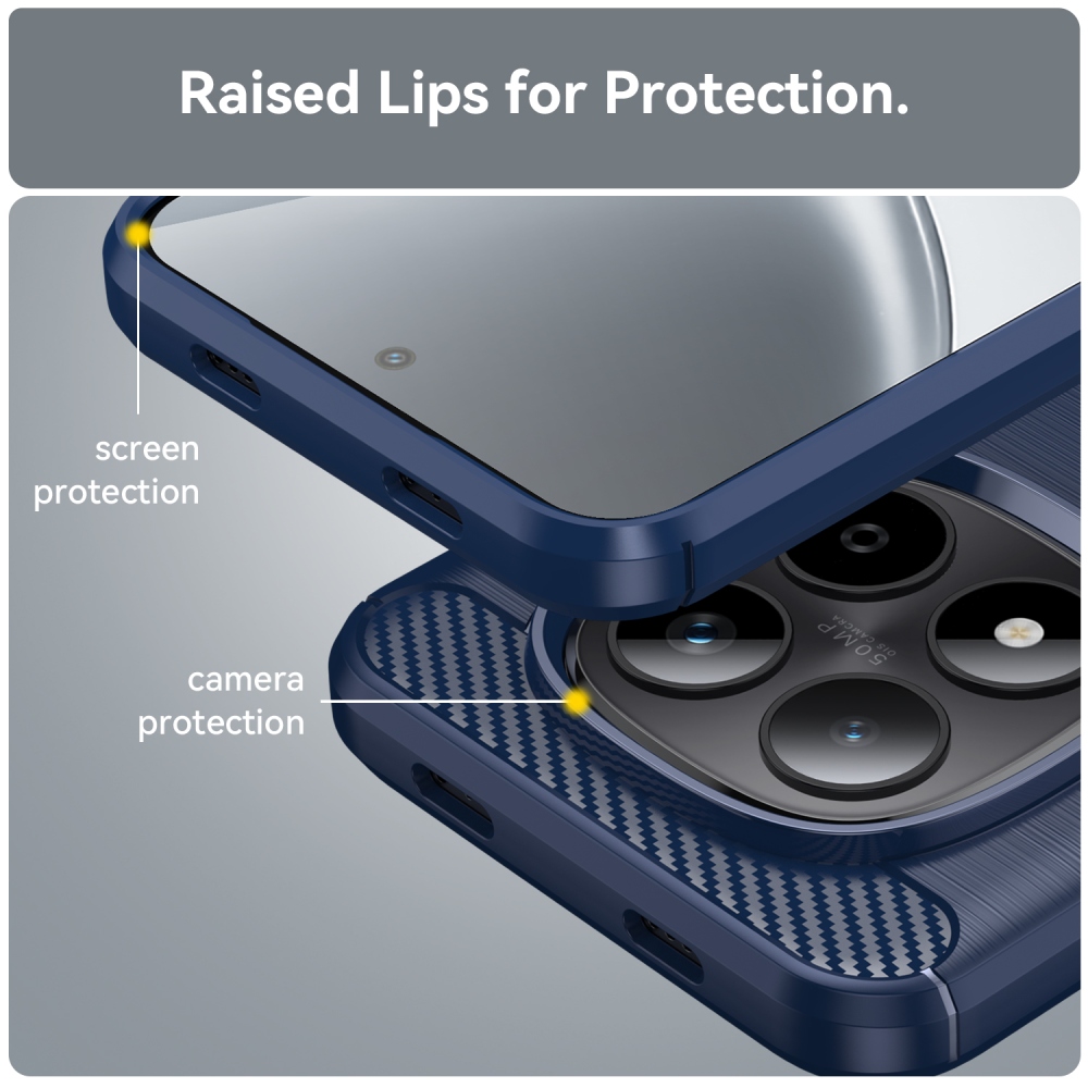 Szénálló zselés tok Xiaomi Redmi Note 15 Pro 5G - kék