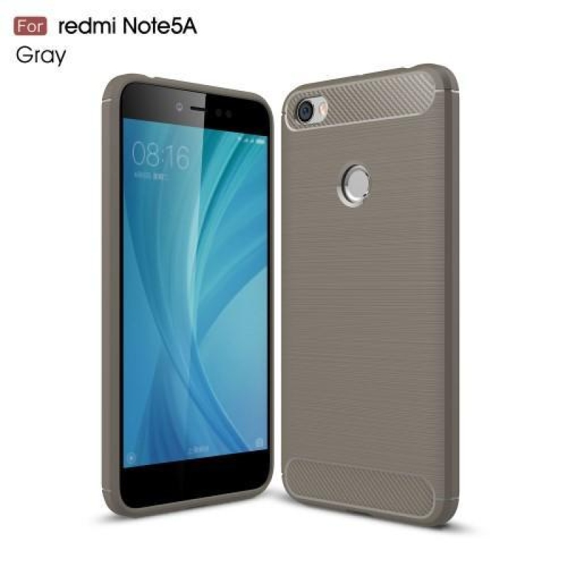 Szénálló zselés tok Xiaomi Redmi Note 5A Prime-hoz - szürke