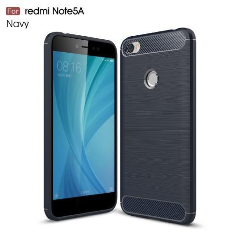 Szénálló zselés tok Xiaomi Redmi Note 5A Prime - sötétkék