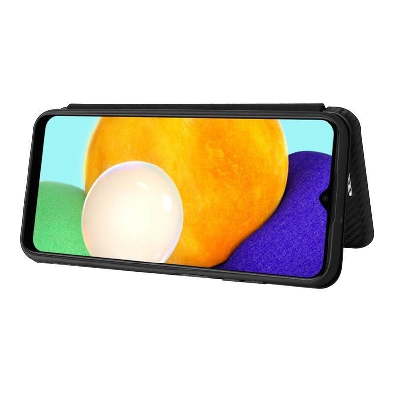 Szénszálas tok Samsung Galaxy A03s (166.6 x 75.9 x 9.1mm) - fekete