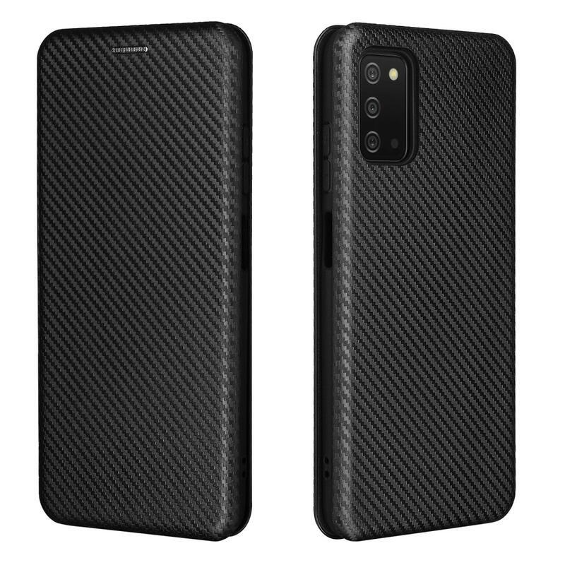 Szénszálas tok Samsung Galaxy A03s (166.6 x 75.9 x 9.1mm) - fekete