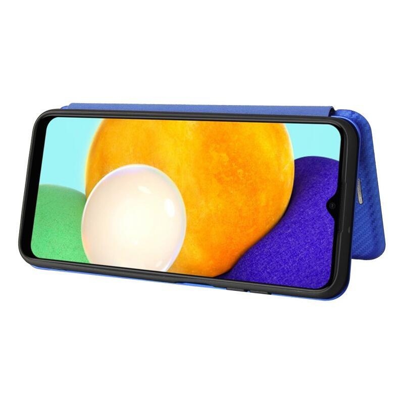 Szénszálas tok Samsung Galaxy A03s (166.6 x 75.9 x 9.1mm) - kék