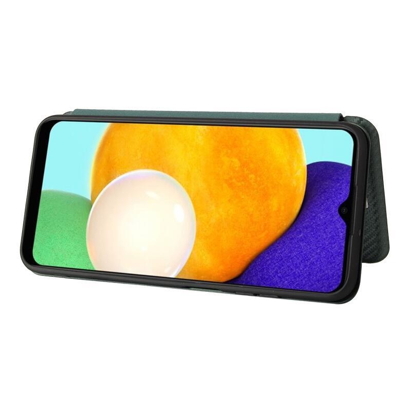 Szénszálas tok Samsung Galaxy A03s (166.6 x 75.9 x 9.1mm) - zöld
