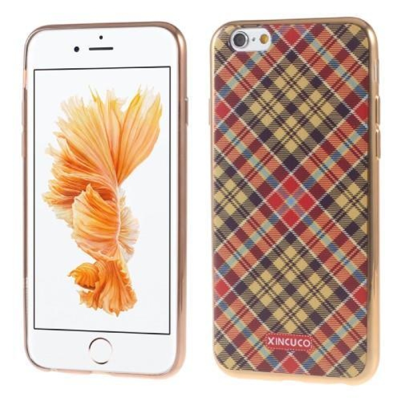 Caro zselés tok iPhone 6 Plus és iPhone 6s Plus készülékhez - narancssárga/sárga