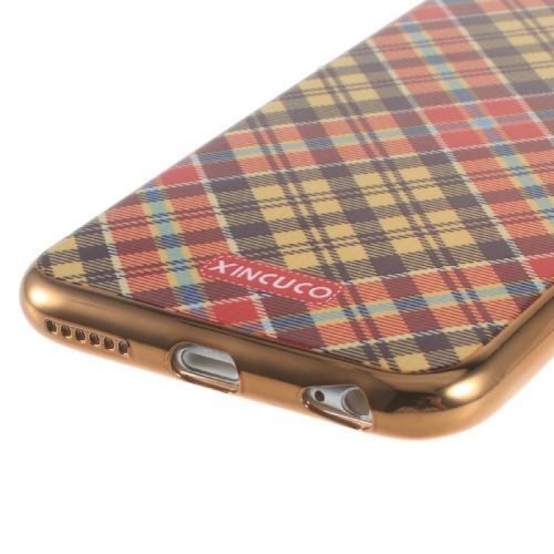 Caro zselés tok iPhone 6 Plus és iPhone 6s Plus készülékhez - narancssárga/sárga