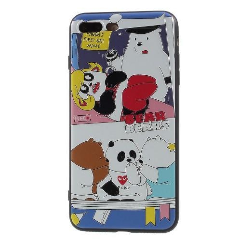 Cartoo zselés tok motívummal iPhone 8 Plus és 7 Plus készülékhez - medve