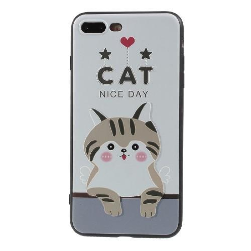 Cartoo zselés tok motívummal iPhone 8 Plus és 7 Plus készülékhez - szép napot!