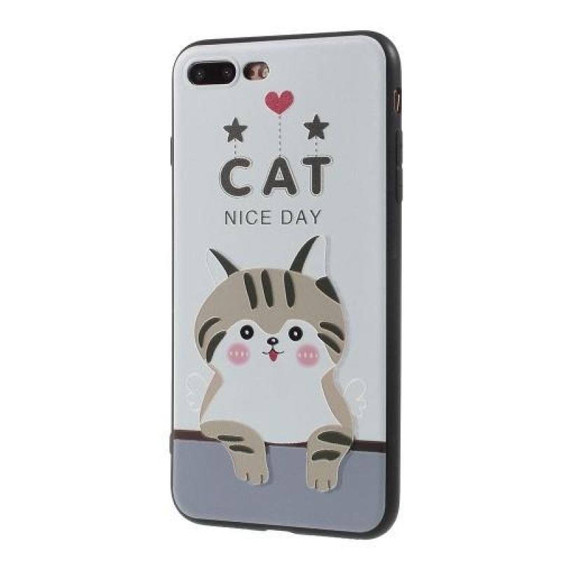 Cartoo zselés tok motívummal iPhone 8 Plus és 7 Plus készülékhez - szép napot!