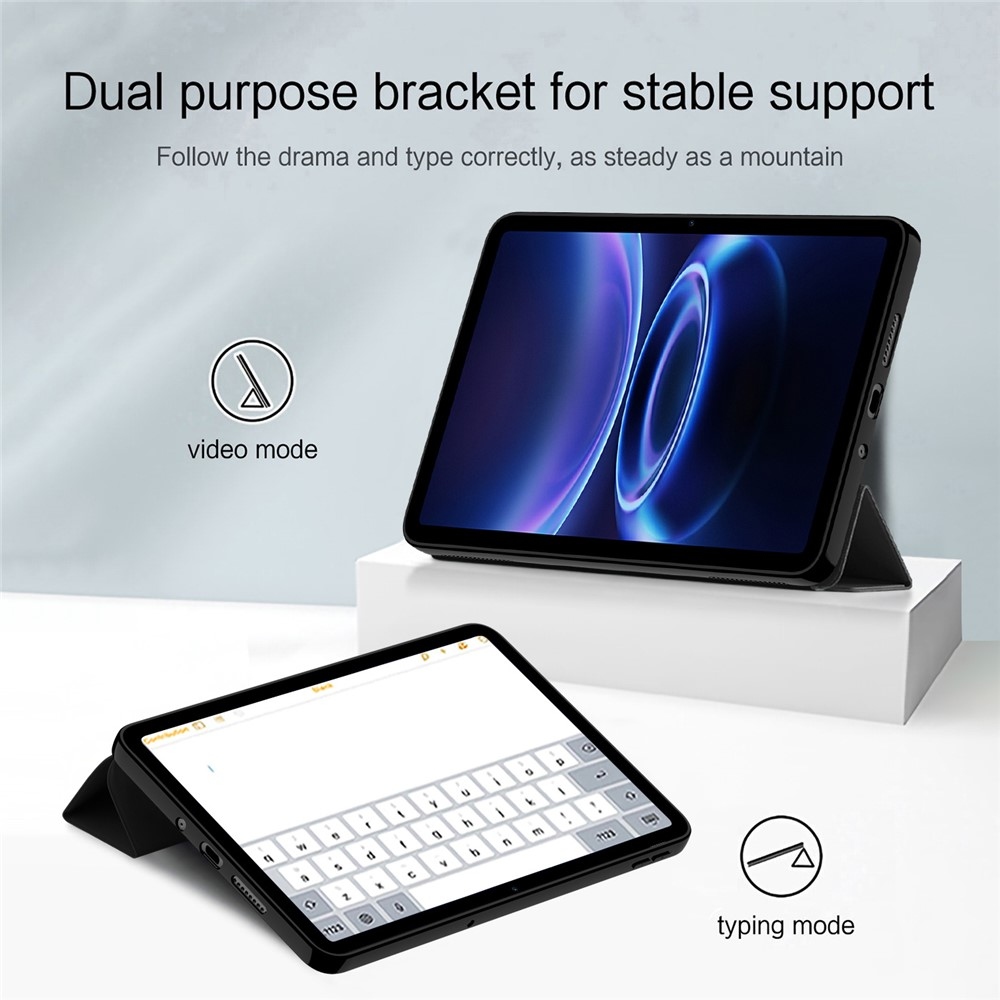 Case okos, zárható tok a Xiaomi Redmi Pad 2 9,7-hez – fekete