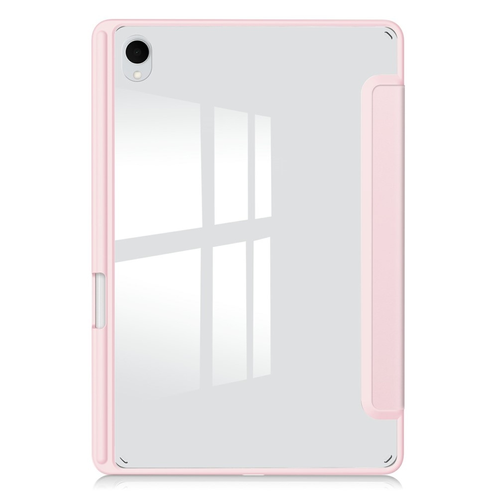 Tok okos záródó tok fix hátlappal Samsung Galaxy Tab S11 készülékhez - rózsaszín