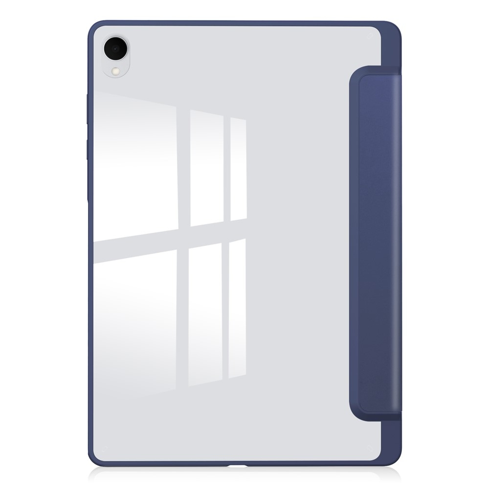 Case okos, zárható tok merev hátlappal a Samsung Galaxy Tab S12+ készülékhez – sötétkék