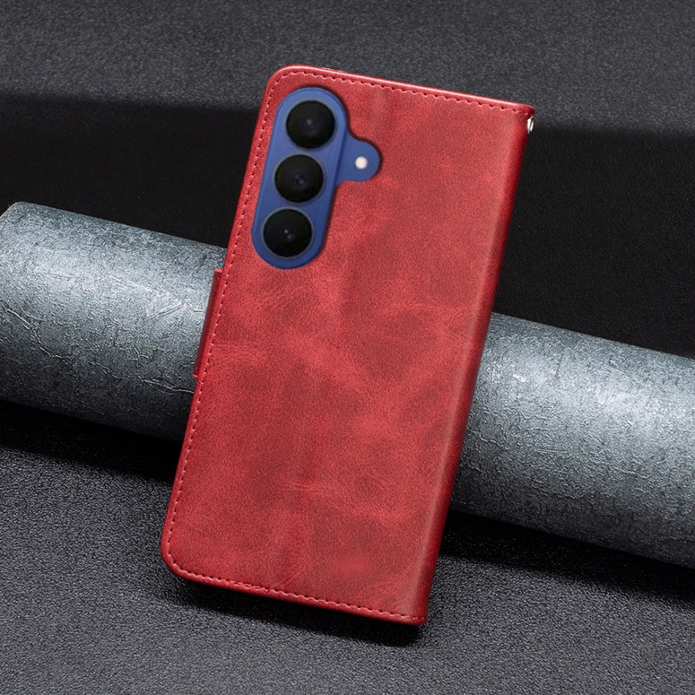 Könyvtáska tok Samsung Galaxy A57 5G - piros