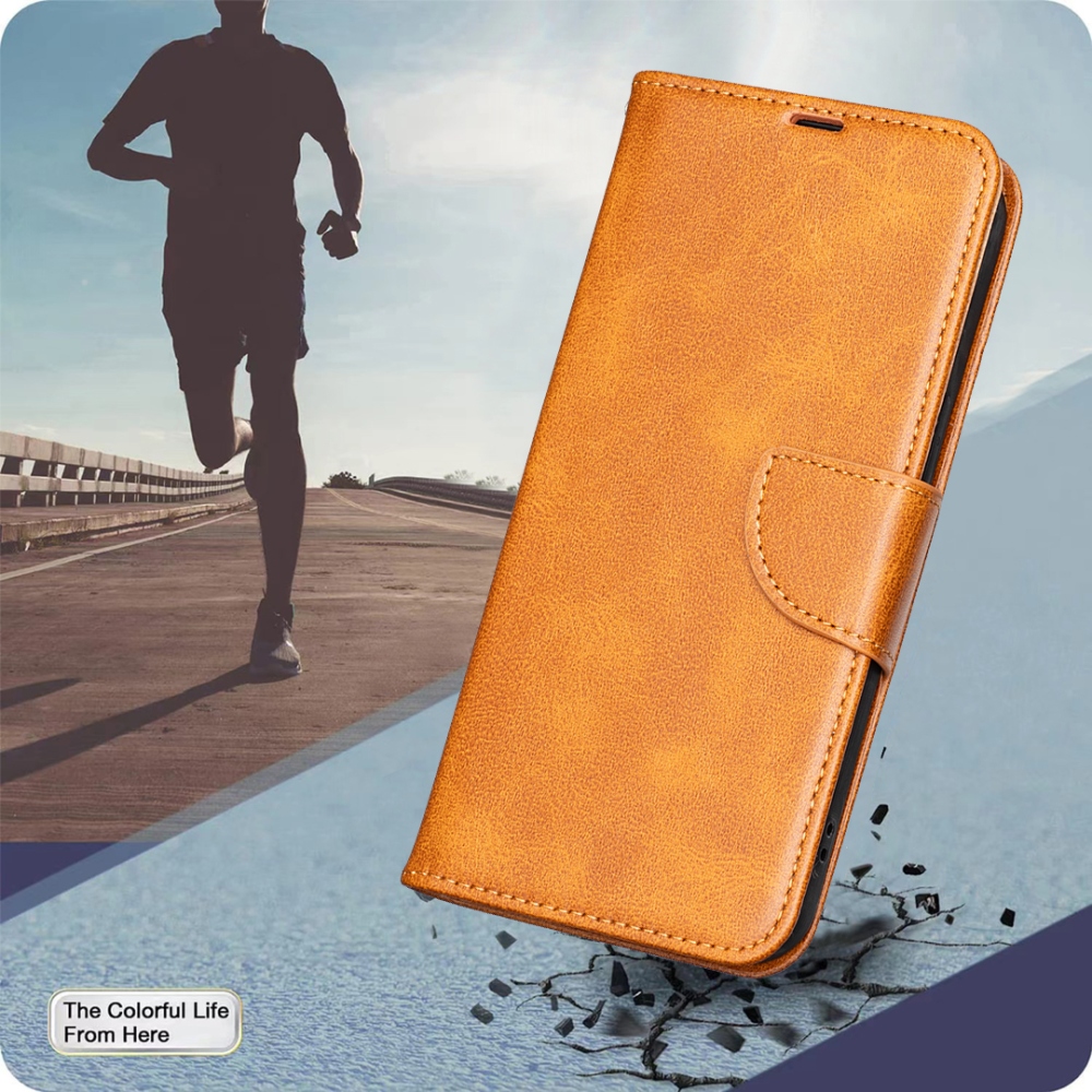 Könyvecske tok Samsung Galaxy A57 5G - sárga