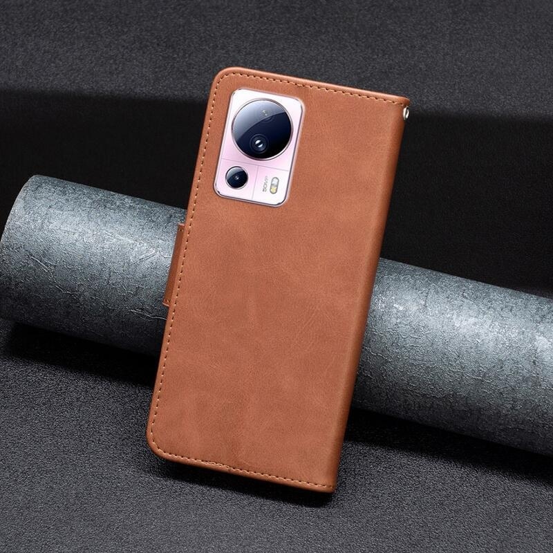 Könyvtáska Xiaomi 13 Lite-hoz - barna