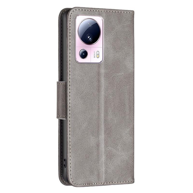 Könyvtáska tok Xiaomi 13 Lite-hoz - szürke