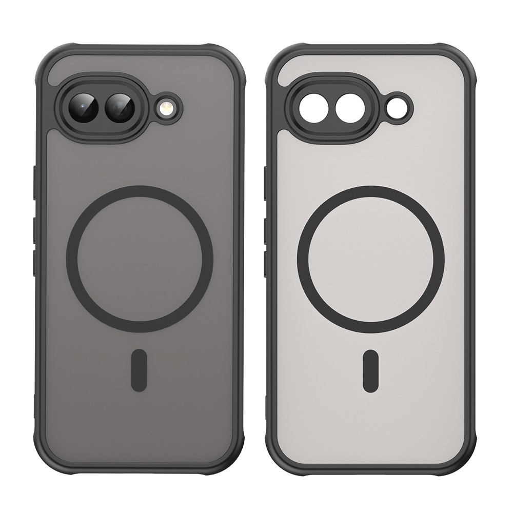 Matta zselés tok MagSafe-val a Google Pixel 10a készülékre - fekete