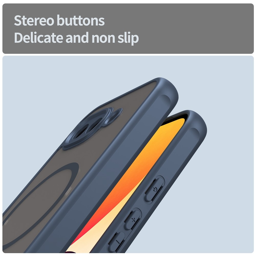 Matta zselés tok MagSafe tokkal a Google Pixel 10a készülékre - kék