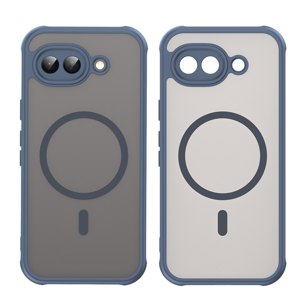 Matta zselés tok MagSafe tokkal a Google Pixel 10a készülékre - kék