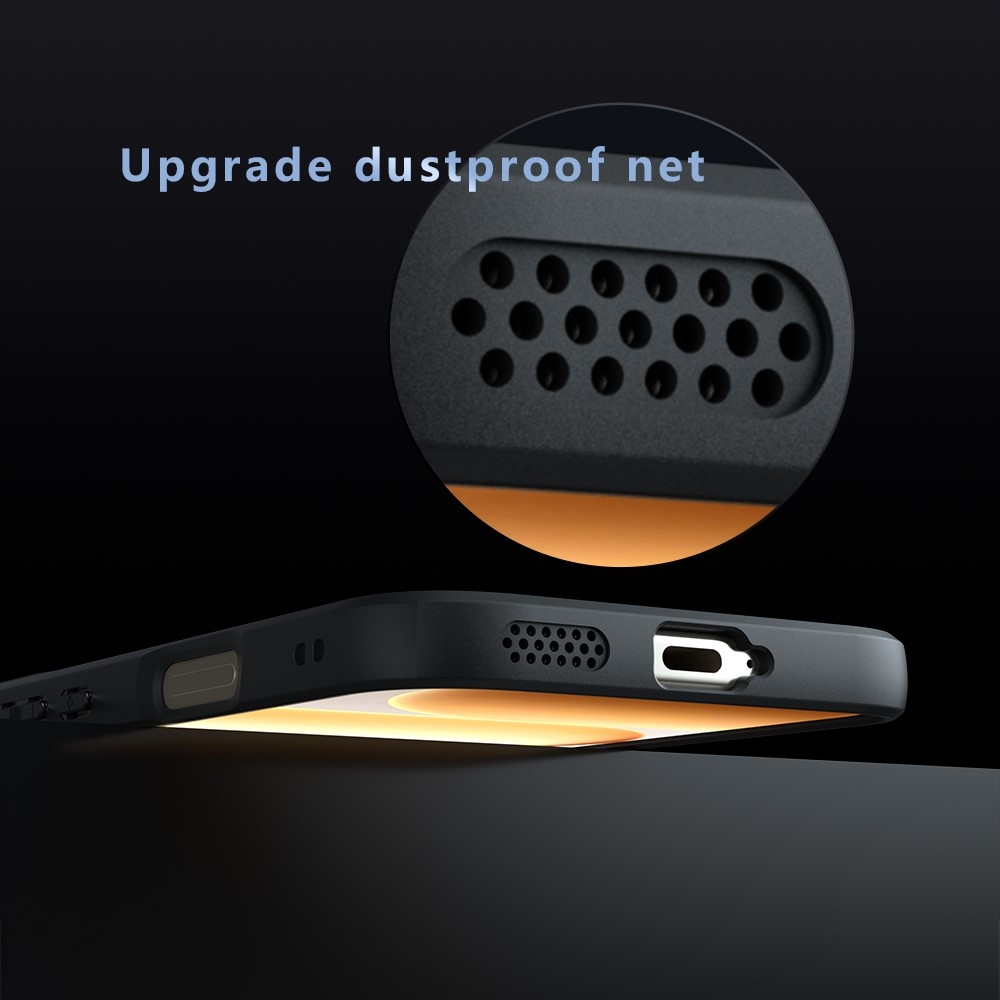 Matta zselés tok MagSafe-rel a Honor 600 Lite 5G számára - fekete