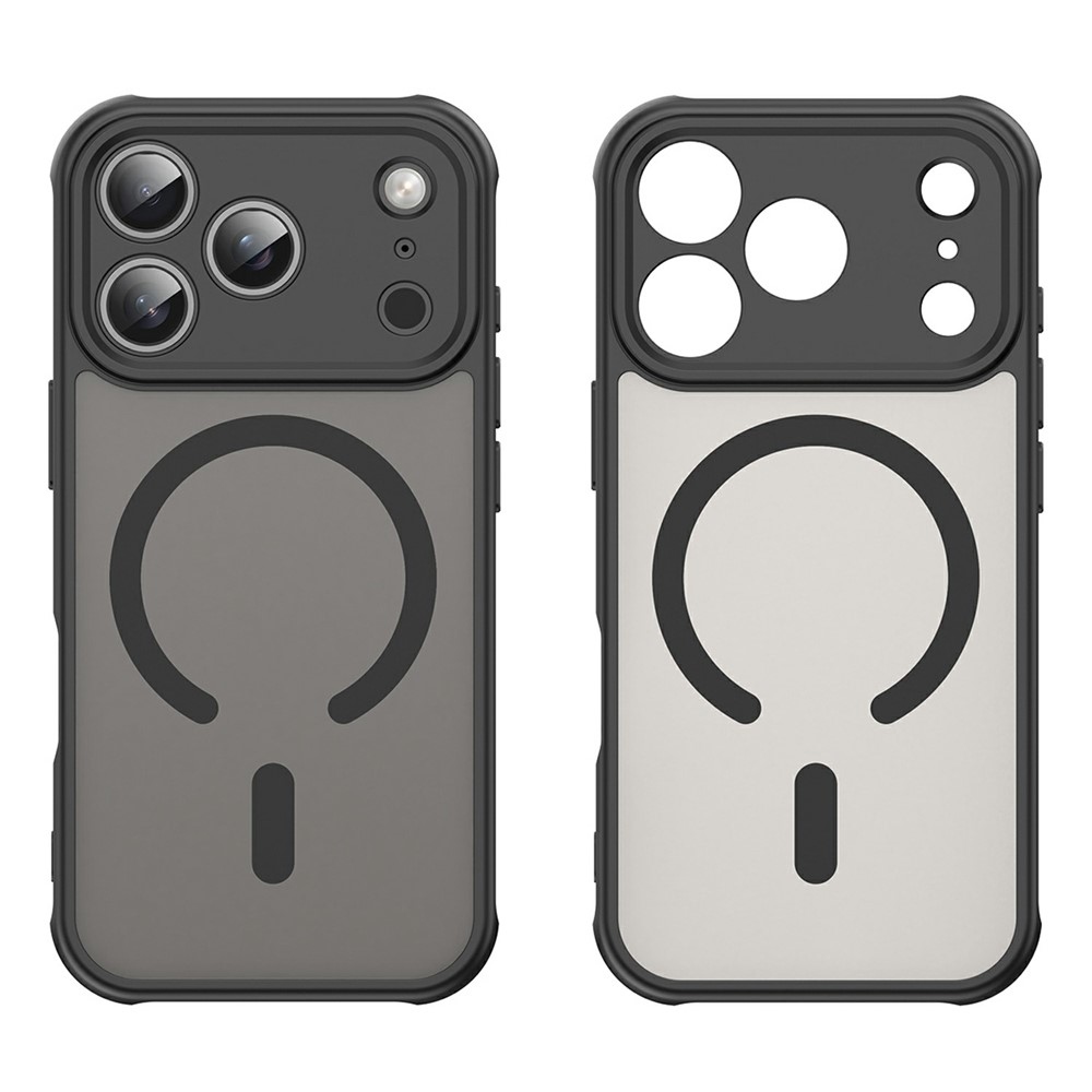 Case matt gél tok MagSafe-vel az iPhone 18 Pro Max/17 Pro Max készülékekhez – fekete