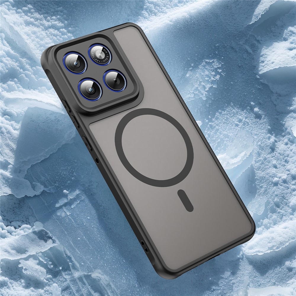 Matta zselés tok MagSafe-val a Motorola Edge 70 5G-hez - fekete