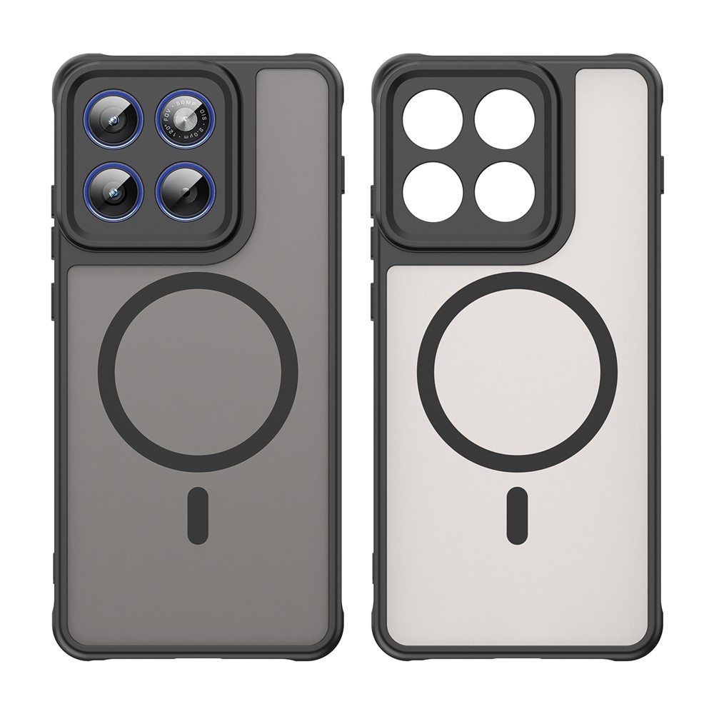 Matta zselés tok MagSafe-val a Motorola Edge 70 5G-hez - fekete