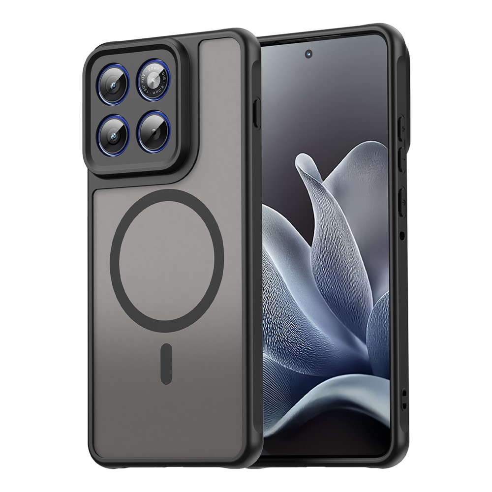 Matta zselés tok MagSafe-val a Motorola Edge 70 5G-hez - fekete