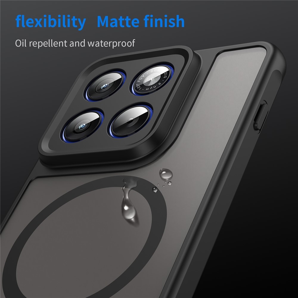 Matta zselés tok MagSafe-val a Motorola Edge 70 5G-hez - fekete