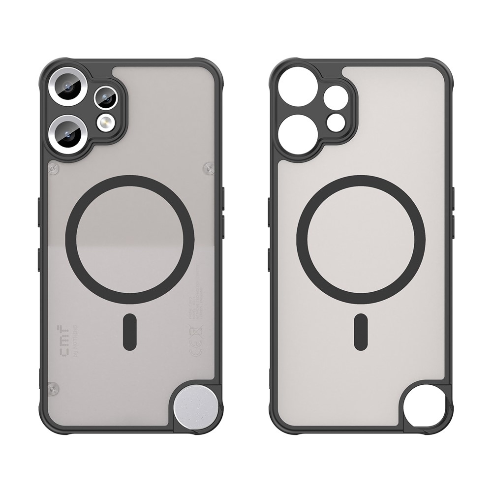 Matta zselés tok MagSafe a Nothing CMF Phone 2 Pro készülékre - fekete