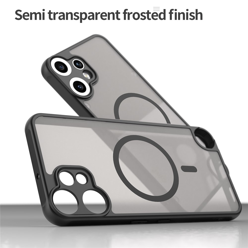 Matta zselés tok MagSafe a Nothing CMF Phone 2 Pro készülékre - fekete