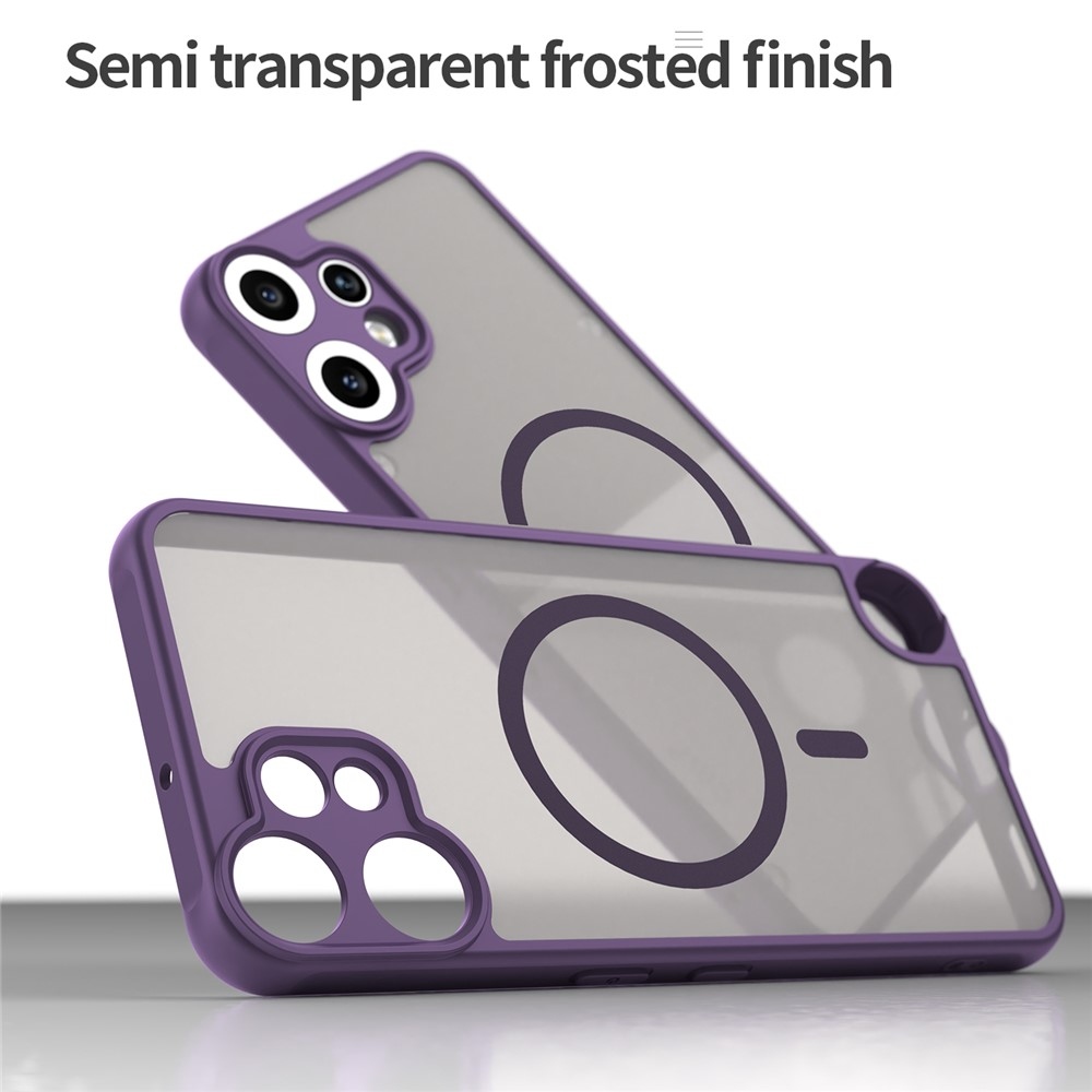 Matta zselés tok MagSafe a Nothing CMF Phone 2 Pro készülékre - lila