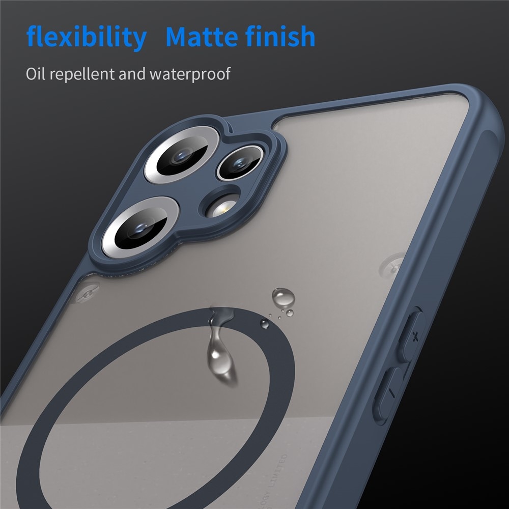 Matta zselés tok MagSafe a Nothing CMF Phone 2 Pro készülékre - kék