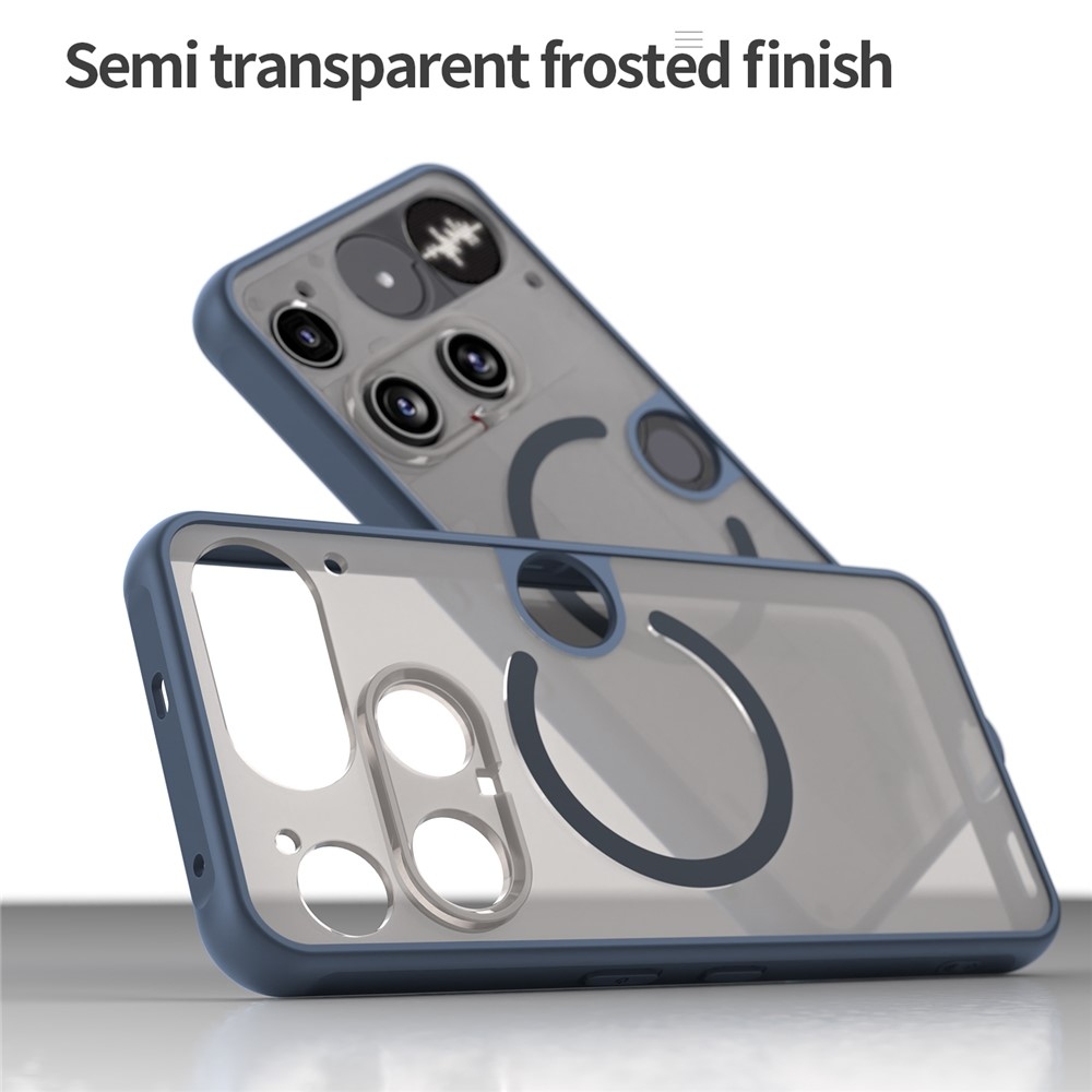 Matta zselés tok MagSafe-zselével Nothing Phone (3) 5G-hez - kék