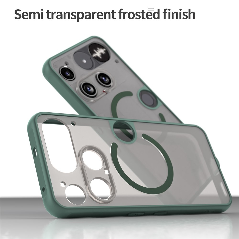 Matta zselés tok MagSafe tokkal Nothing Phone (3) 5G - zöld