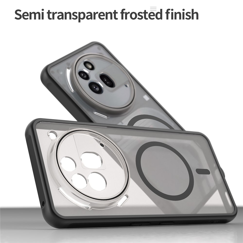 Matta zselés tok MagSafe-zselével a Nothing Phone (3a) Pro készülékhez - fekete