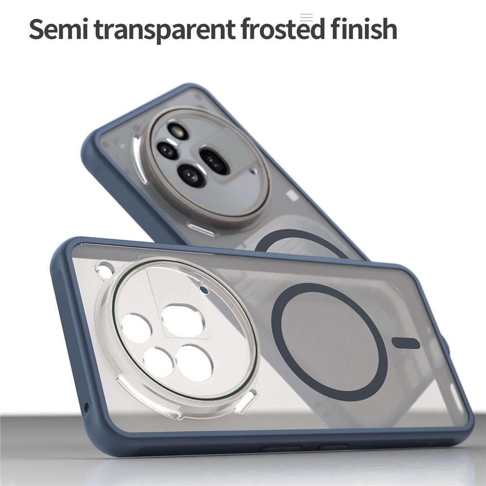 Matta zselés tok MagSafe tok a Nothing Phone (3a) Pro készülékre - kék