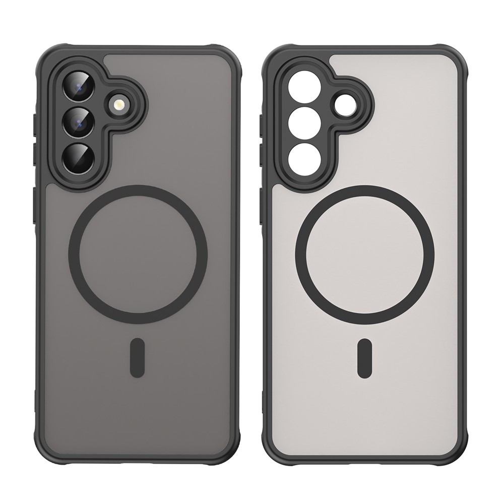 Matta zselés tok MagSafe-val Samsung Galaxy A57 5G-hez - fekete