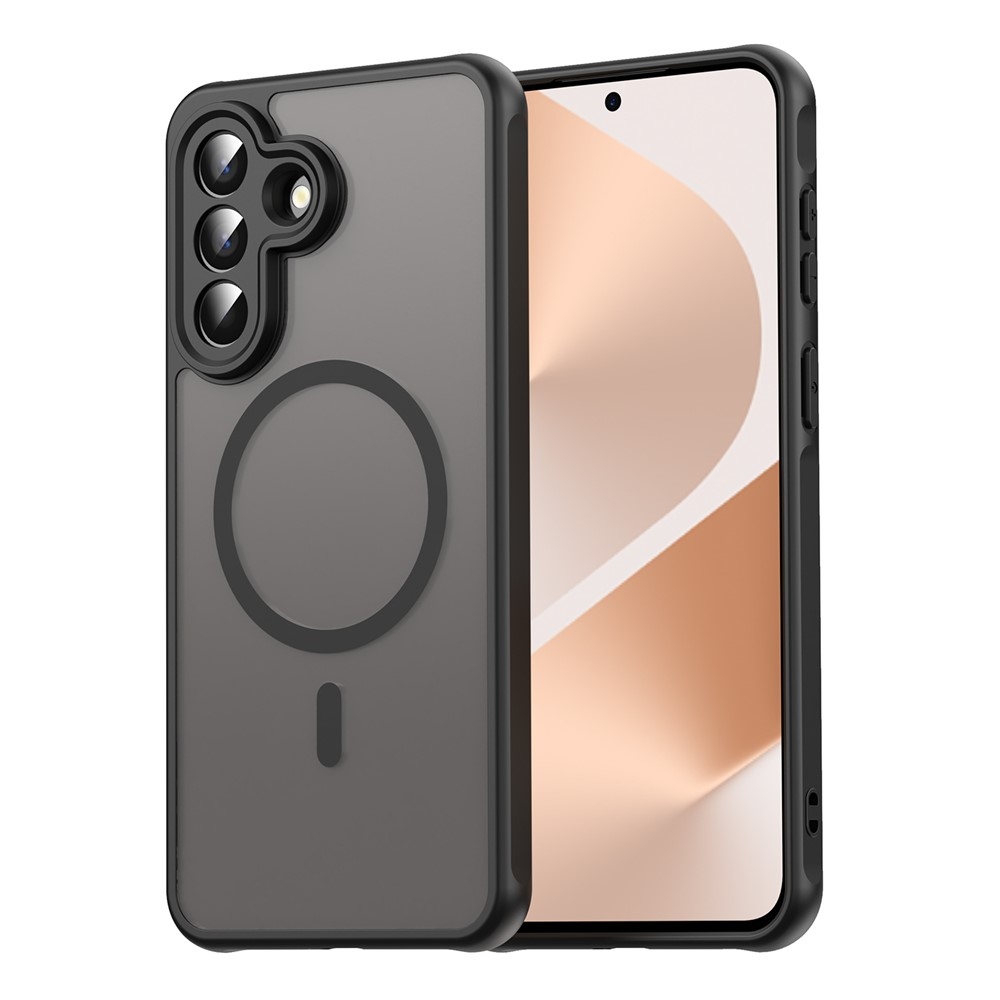 Matta zselés tok MagSafe-val Samsung Galaxy A57 5G-hez - fekete