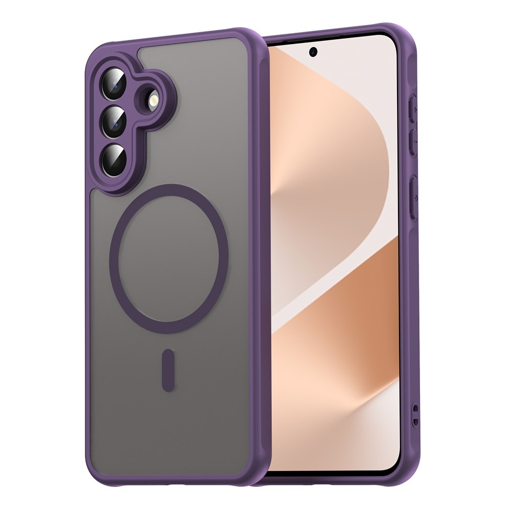 Matta zselés tok MagSafe tok Samsung Galaxy A57 5G-hez - lila